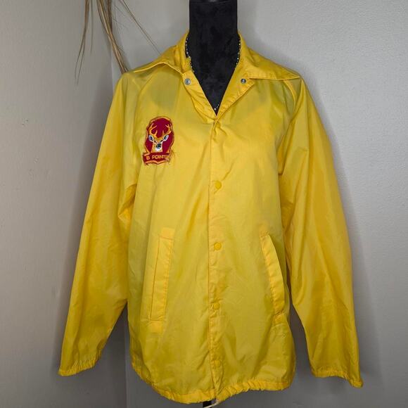 PLA-JAC by Dunbrooke Yellow vintage windbreaker jacket - Picture 2 of 6